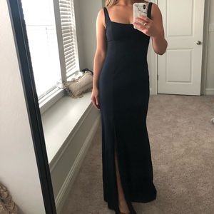 Navy Amsale Kenna Dress